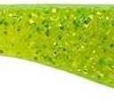 Berkley PowerBait Saltwater Bonga Shad Fishing Soft Bait (4", Chartreuse Silver Flash)