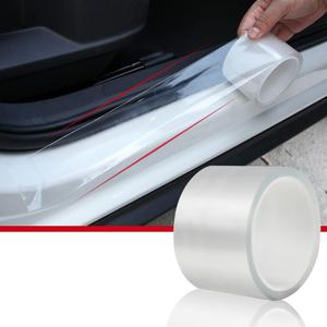 CloudBuyer Universal Car Door Edge Protector, Clear Sill Guard Film with Anti-Collision Protection for Most Vehicles (33Ft x 2.7In, Transparent)