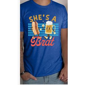 German Oktoberfest, Shirt Funny Oktoberfest Beer Lover Tee Vintage Bier Tshirt Large Blue