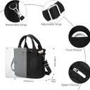 Small Tote Bags for Women Canvas Purses with Zipper Crossbody Mini Tote Satchel Hobo Work Beach Bag Shoulder Handbags