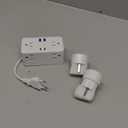 European Travel Plug Adapter, EU/UK/US Travel Plug Adapter Power Strip, 6 AC Outlets, 4 USB Ports (2 USB C), 3ft Wrapped Around Extension Cord, Universal Travel Adapter