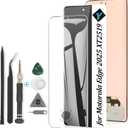 OLED for Motorola Moto Edge 2025 XT2519 Screen Replacement for Moto Edge 2025 LCD Display Touch Screen Digitizer Assembly Replacement with Tools(Support Fingerprint)
