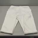 Thermal Thick Fleece Lined Leggings, High Waisted Warm Winter Yoga Pants for Women Running Workout Leggings (Large, White With Pockets)