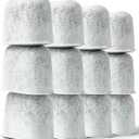K&J 12-Pack Cuisinart Coffee Filter Replacement Charcoal Water Filters for Coffee Makers - Fits all Cuisinart and Braun BrewSense Coffee Makers