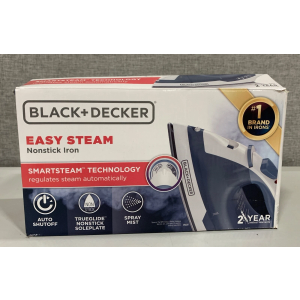 BLACK+DECKER IR40V Easy Steam Compact Iron - Blue/White