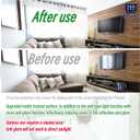 for 65 Inch Screens Anti Glare TV Film Indoor/Outdoo TV Glare Stopper,Blue Light UV Filter,Anti Glare Film for TV 65 Inch With TV Glare Shield/Scratch-Resistan/Blue Light Block Features