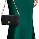 Women's Satin Elegant Fishtail Midi Skirts Silk Elastic High Waisted for Party Wedding Cocktail Large