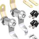 RV Locks for Storage Door 1 1/8 INCH, Camper Storage Locks for Travel Trailer Compartment Cabinet Drawer with Keys 1 1/8", Pack of 2 Locks with 4 Keyed Alike with Manual