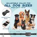 Anti Bark Dog Collar - Shock, Beep & Vibration Modes - Smart No bark Collar for Small, Medium, Large Dogs - IP67 Waterproof, Rechargeable, Adjustable Sensitivity Training Collar