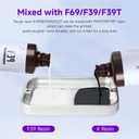 RESIONE Tough 3D Printer Resin, Not Brittle ABS Like Tough & Rigid 3D Resin for LCD DLP MSLA 3D Printing UV 405nm (K Black 1KG)