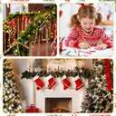 Bucherry 120 Pcs 16 mm Christmas Wooden Jesus Beads Nativity Wooden Craft Loose Advent Spacer Beads for DIY Christmas Ornaments Jewelry Making Home Wall Hanging Garland Holiday Decoration(Gold)