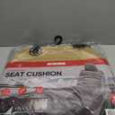 Motor Trend Seat Covers for Cars Trucks SUV, Faux Leather Beige Padded Seat Covers with Storage Pockets, Premium Interior Car Seat Cover, 2 x Front Seat Covers