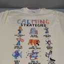 Calming Strategies T-Shirt for Women - Autism Awareness Shirt for Sped Teachers - Special Education Teacher Shirts On Christmas, Birthday - Mental Health Teacher Shirt (Ivory-2XL)