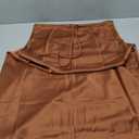 Womens Satin Silk Maxi Skirts Drawstring Flared Casual A-Line Long Skirt for Women. Size Small