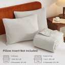 Velvet Quilt Set King Quilt, Lightweight Soft King Comforter Set, Bedspread Coverlet with 2 Matching Pillow Shams, Velvet Comforter Bedding Set for All Season (Off-White, Wave) (King/Cal.King (106" x 96"))