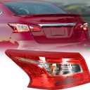 munirater Tail Light Assembly Left Side Replacement for Sentra 2016 Tail Light Rear Brake Lamp 265553YU0A NI2804108