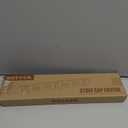 2 Pack Expandable Stainless Steel Stove Gap Covers (13.8"-27.6"), Retractable Fill the Gap Between Stove & Counter Top with Heat Resistant Range Trim & Guard, Slide-in Seamless Kitchen Accessory Kit (Black)