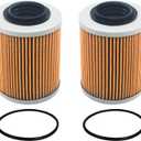 420956123 Maverick X3 Oil Filter Replacement for Can Am 1000R Max | Turbo R RR Sport 1000 Sea Doo Skidoo Spark 900 Outlander 500 570 650 800 850 #420956120 420256188 with O-Rings Pack of 2
