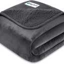 PetAmi Waterproof Dog Blanket for Small & Medium Dogs, Pee Proof & Reversible, Soft Fleece, Washable, 24x32 Gray