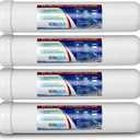 T33 Inline Coconut Grade Activated Carbon Pre/Post Membrane Filter for Taste and Odor Reduction WELL-MATCHED with AICRO, K2533JJ, FT15, IC-100A (Set of 4)