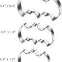4 x 3 Pack Cookie Cutters Set Stainless Steel Bat Shape Halloween Biscuit Cookie Cutter