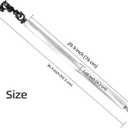 Roykaw Golf Cart Steering Column with Shaft Assembly, Intermediate Steering Joint Compatible with Club Car DS 1992-up, OEM# 103601601, 1013861, 1016181, OEM Standard