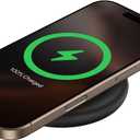 Belkin Magnetic Wireless Charging Pad 15W - MagSafe-Compatible Qi2-Certified Wireless Charging Station, iPhone Charger for Apple iPhone 16, 15, 14 Series, AirPods w/Non-Slip Base - Black (No PSU)