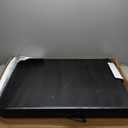 BestOffice Outdoor Folding Camping Table Plastic Table Portable Square Height Dining Table Perfect for Picnics,Parties,Party and Camping,Black (6 FT)