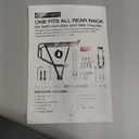 Rear Bike Rack - Bike Cargo Rack for Flat Mount Disc Brake/Non-Disc Brake Mount - Large Capacity Bicycle Pannier Rack (Narrower)