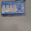 Energetic 4-Pack Dusk to Dawn LED Outdoor Light Bulb, 60 Watt Equivalent(6W), 800LM, Warm White 3000K, E26 Base, Automatic On/Off Sensor Light Bulb for Porch, Hallway, Garage, ETL Listed