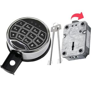 Digital Electronic Keypad Lock for Right Swing Bolt Safes, Gun Safe Lock Replacement, Time Delay Safe Lock Including 2 Emergency Keys for Locksmiths