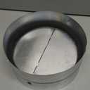 8 Inch Backdraft Damper Back Draft Vent Duct Shutter Blocker, Backflow Ducting Insert One-Way Airflow Preventer with Inline Springs Loaded Folding Blades, HVAC Extractor Range Fan Hood Deflector