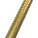 Westbrass D417-RAW 1/2" x 12" 17 Gauge Brass Single End Flanged Tailpiece, Unfinished