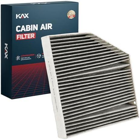 KAX Cabin Air Filter,CF11855 Replacement for Mercedes-Benz C300 2015-2023, GLC300, GLC43 AMG, GLE350, GLE450, GLE53 AMG, E300, E450, E350, w/Activated Carbon Air Filter (Under Glove Box)