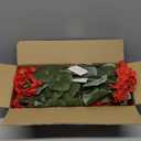 Waipfaru 8Pcs Artificial Flowers for Outdoors，Artificial Geraniums for Outdoors UV Resistant Fake Outdoor Plants，Artificial Silk Flowers for Indoor Garden Porch Window Farmhouse Decor, Red