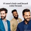 Just For Men Mustache & Beard multiple uses Beard Coloring for Gray Hair with Brush, With Keratin Biotin Aloe and Coconut Oil for Healthy Facial Hair Medium Brown, M-35, Pack of 1
