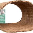 Small Pet Select - Jumbo - Tiny Paws Hand-Made Willow Tunnel for Rabbits, Guinea Pigs, Cats and Other Small Animals