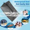 Vacuum Bags for Travel,Vacuum Bags for Travel with Wireless Vacuum Pump,IP67 Reusable Vacuum Compression Bags for Suitcases(1PC+Pump)