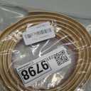 10Ft Floor Transition Strip Self Adhesive Carpet to Tile Floor Edging Trim PVC Threshold Strips, Peel and Stick Floor Joining Strip Suitable for Threshold Height Less Than 5mm (Beige Cream)