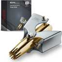 [MADE IN KOREA] ROYAL Gold Nose hair trimmer for men, Golden Birdie, Allergy-free, Manual, Battery-free, Waterproof, Painless with Twelve Dual-Edged blades, Patented Mechanism ET-4PG