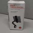 Ergounion iPad Stand for Desk/ Headboard, Tablet Mount with Cable Management, Tablet Holder for Recording/ Filming, Black