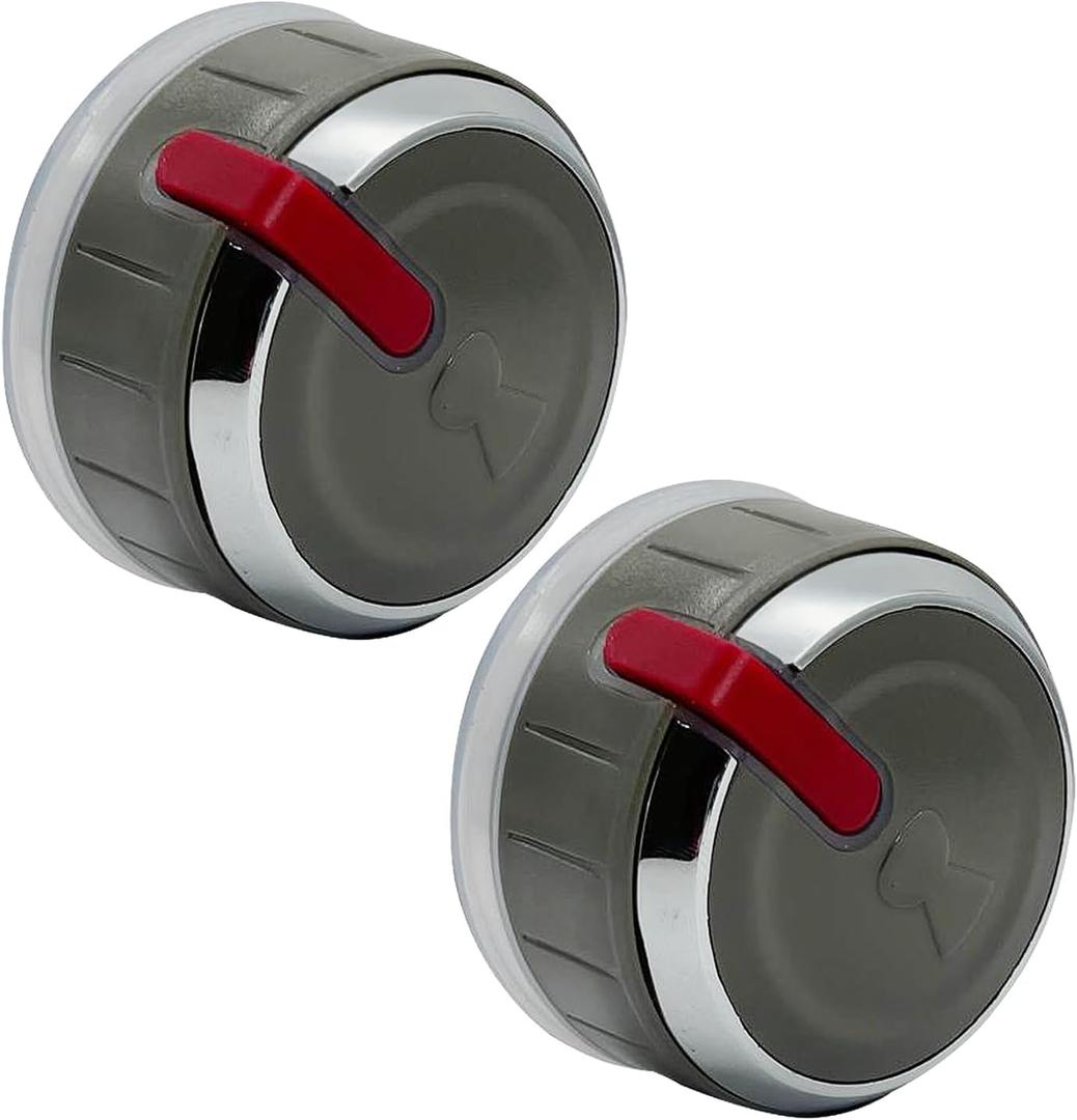 Replacement Control Knobs Compatible with Weber Genesis II 66754  2-Pack Grill Knobs for GS4 Grilling System  Durable, Easy-to-Install Generic Weber Grill Parts