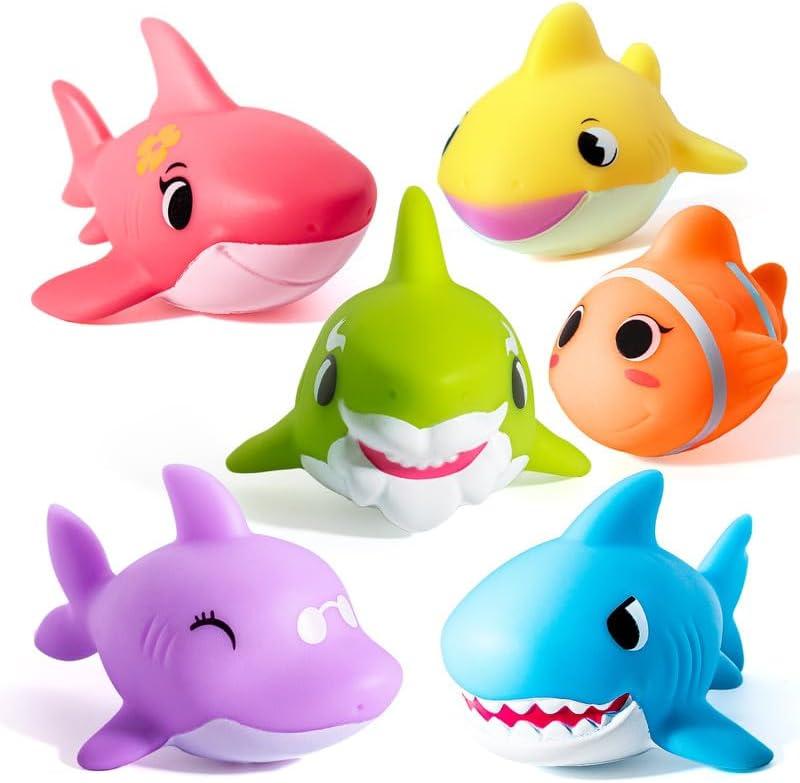 Hely Cancy Bath Toys for Kids - No Hole Baby Toys for 1 Year Old Infant Boys Girls, Shower Water Pool Toys