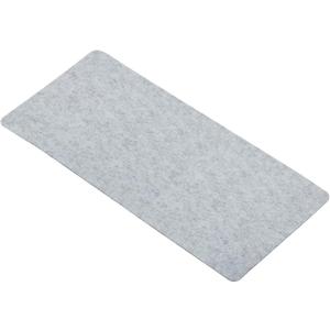 PATIKIL 28"x13" Desk Mat Protector, Felt Dual Side Mouse Pad Writing Mat for Office Home, Light Gray