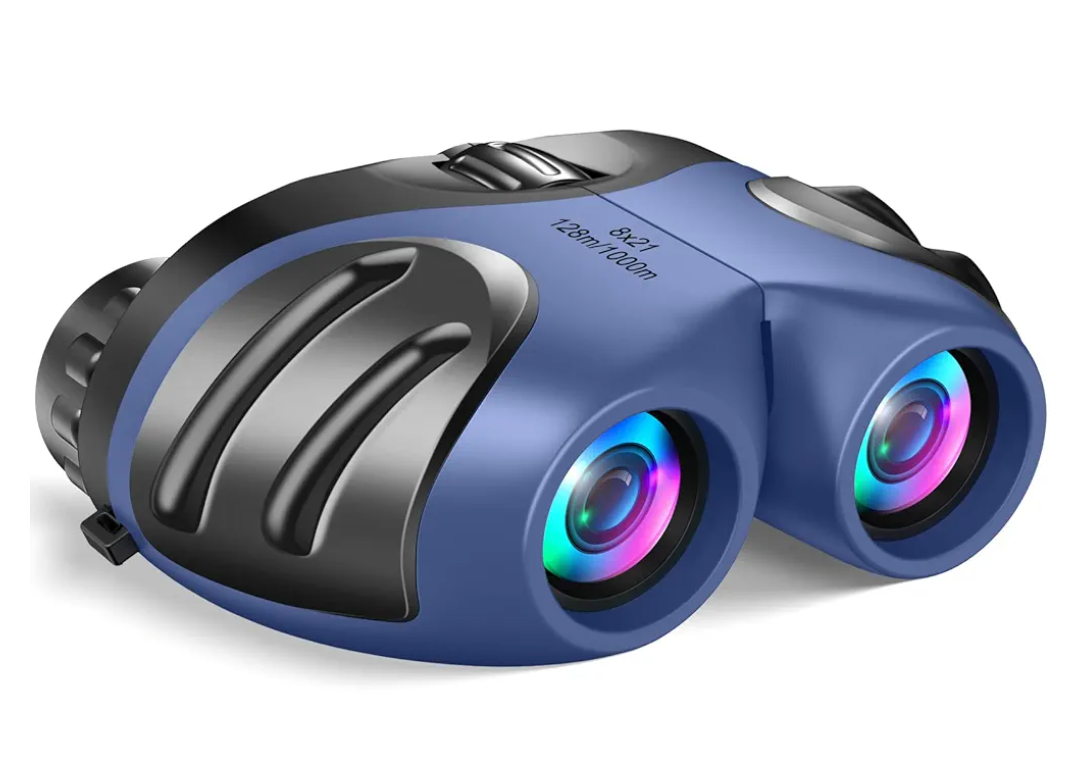 LET'S GO! Binocular for Kids, Compact High Resolution Shockproof Binoculars