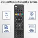 Universal-TV-Remote-Control Compatible with Samsung/LG/Vizio/Hisense/Sony/Philips/Onn/Sharp/RCA/Element/Westinghouse/Sanyo/Emerson TV and More Brand Smart TVs