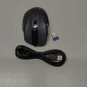 TECKNET Wireless Mouse (BT5.0/3.0 & 2.4G) Rechargeable 4800 DPI Silent USB A & Bluetooth Mouse 6 Buttons, Wide Compatibility - Grey