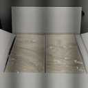 Modern 22" Tall Bedside Lamps for Night Stands - Touch 3 Way Dimmable Bedroom Lamps (Set of 2) with USB C+A (Beige & Black)