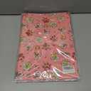 8 x RiukRaiu Christmas Cat Wrapping Paper for Kids - Pink Xmas Gift Wrap Red Green Plaid Paw Prints Gingerbread Santa Hats for Holiday Presents & Party Gifts - 4 Jumbo Sheets, 40 X 28 Inches Each