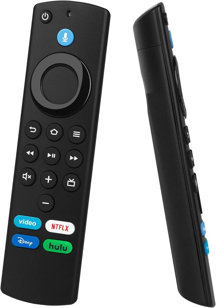 Replacement Remote Control for Fire Smart TV (3rd Gen), Stick (2nd gen/3rd gen) & Cube, for Insignia-Pioneer Smart TV
